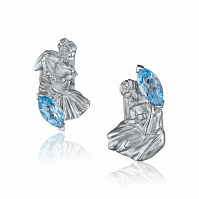 Серьги серебряные DEGA’S INSPIRATION EARRINGS с топазами 