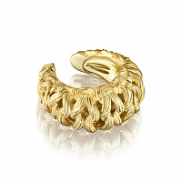 Каффа из позолоченного серебра SVITEROK с фактурой ручной вязки