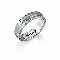 Узкое серебряное кольцо BASE