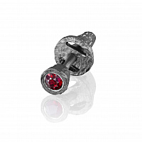 Серебряная пусета с природным рубином ARTEFACT RUBY Серебряная пусета с природным рубином ARTEFACT RUBY