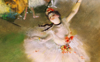 Пастель "Звезда" Эдгара Дега, 1876 -1877 г.